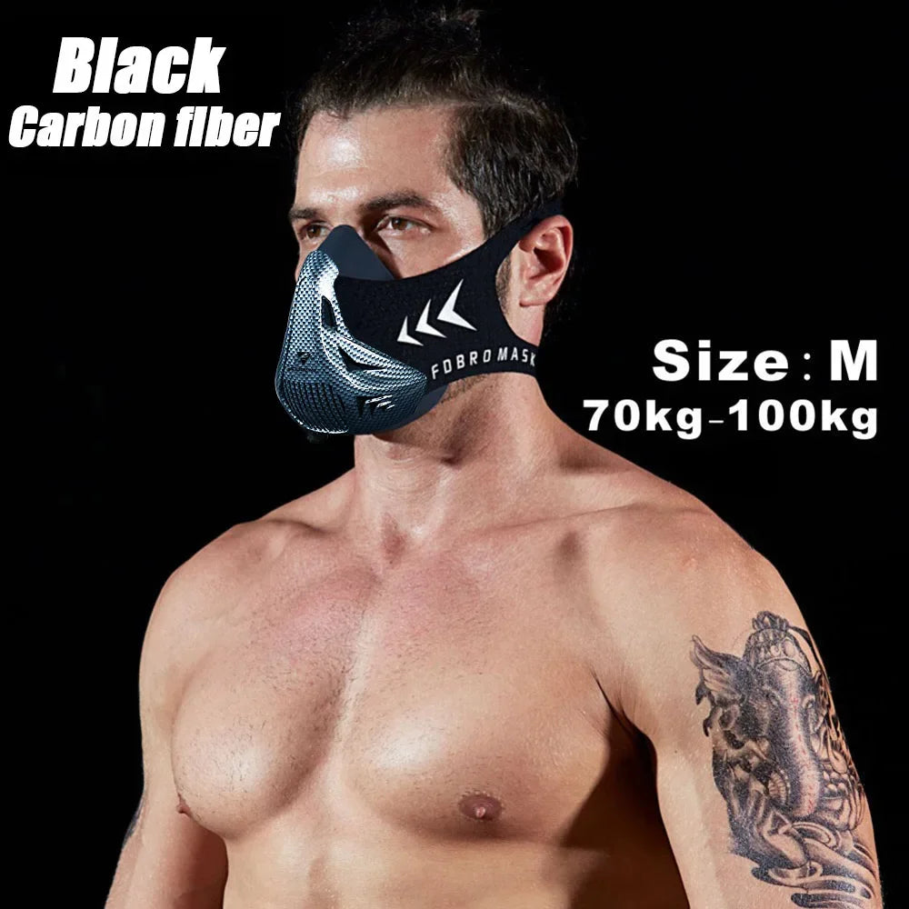 Professional Training Mask Elevation Simulation Cardio Endurance Mask MMA Fitness Running Resistance Breathing Mask for Home Gym Strength Cardio Workout Sports