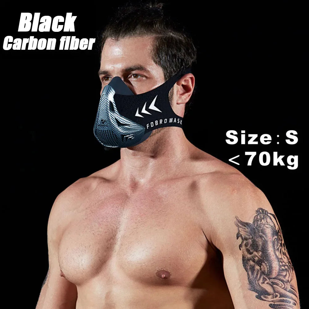 Professional Training Mask Elevation Simulation Cardio Endurance Mask MMA Fitness Running Resistance Breathing Mask for Home Gym Strength Cardio Workout Sports