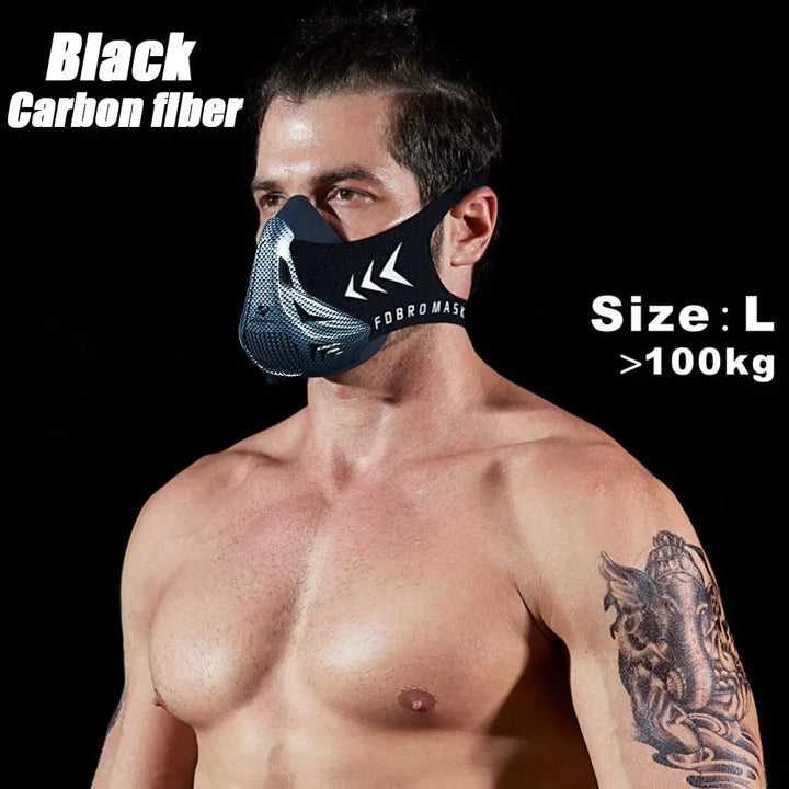 Professional Training Mask Elevation Simulation Cardio Endurance Mask MMA Fitness Running Resistance Breathing Mask for Home Gym Strength Cardio Workout Sports