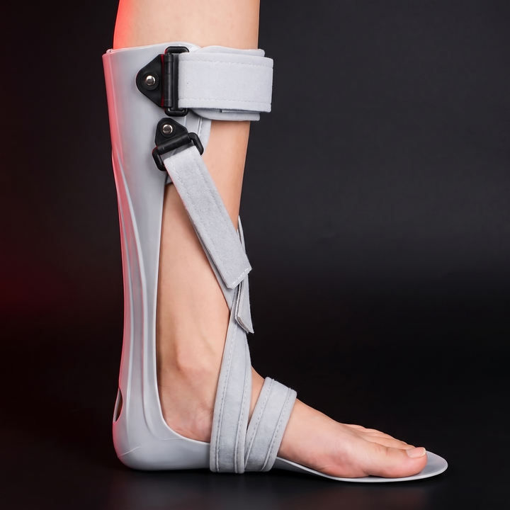 Adjustable Drop Foot Brace Breathable Ankle Foot Orthosis AFO Support Brace Dorsal Night Splint for Walking Recovery Rehabilitation Physiotherapy