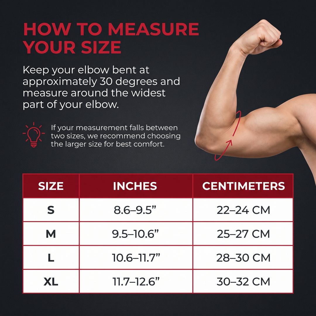Adjustable Elbow Compression Sleeve Brace Support Joint Stabiliser Breathable Wrap for Gym Fitness Training Sports Recovery Injury Prevention