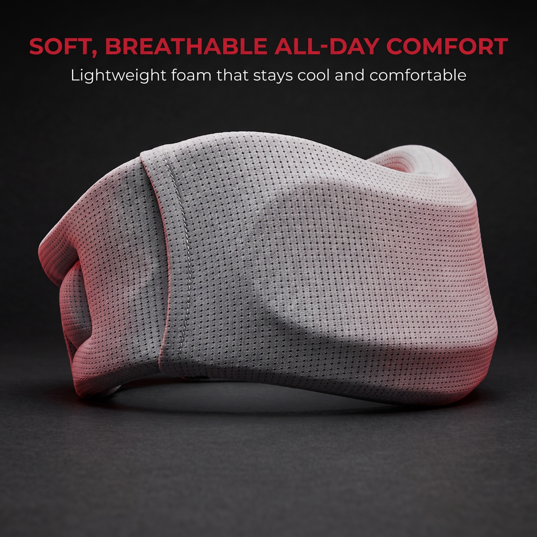 Adjustable Foam Neck Brace Cervical Collar Neck Support for Posture Correction Pain Relief Soft Foam Collar Adults Home Use Recovery Rehabilitation