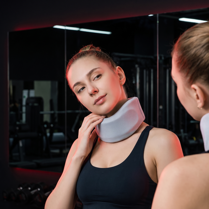 Adjustable Foam Neck Brace Cervical Collar Neck Support for Posture Correction Pain Relief Soft Foam Collar Adults Home Use Recovery Rehabilitation
