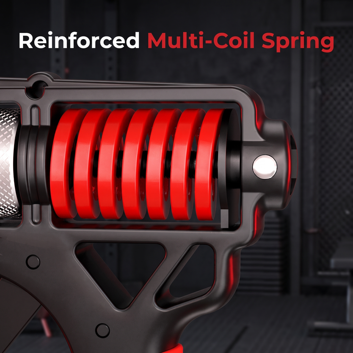 Adjustable Hand Grip Strengthener - reinforced multi-coil spring