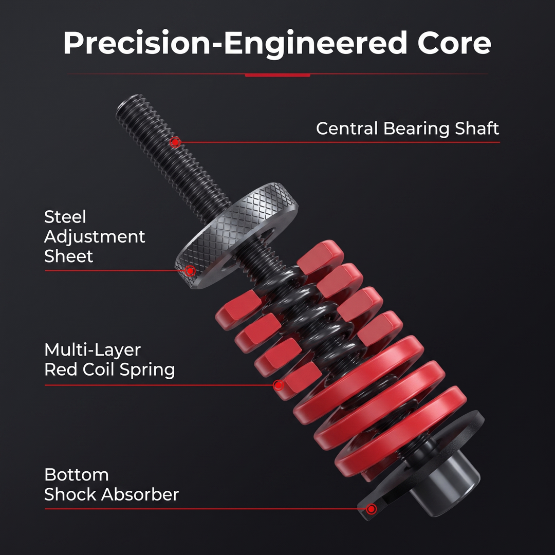 Adjustable Hand Grip Strengthener - precision-engineered core diagram
