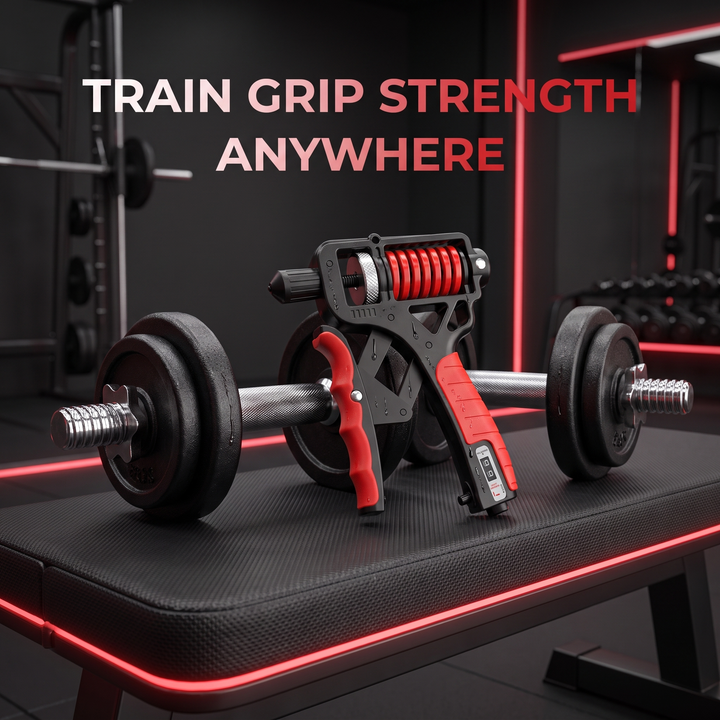 Adjustable Hand Grip Strengthener - home gym grip training lifestyle