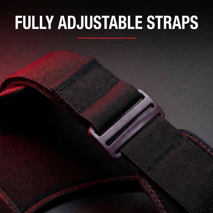 Adjustable Hip Support Brace with Heat Massage Wrap Hip Pain Relief Muscle Relaxation Physiotherapy Recovery Belt for Home and Daily Use