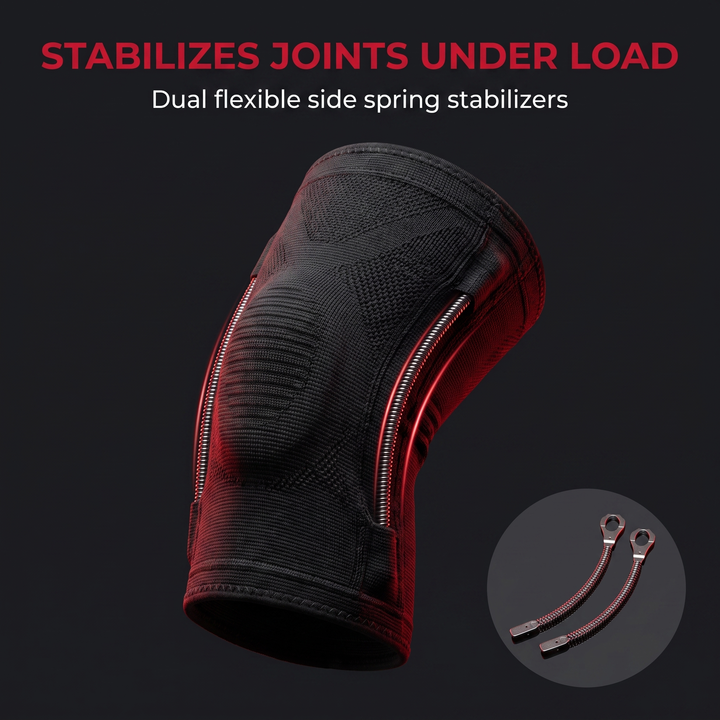 Adjustable Knee Brace with Patella Gel Pad Side Stabilizers Compression Sleeve Knee Support for Pain Relief Sports Recovery Rehabilitation Home Gym