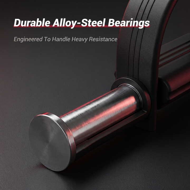 Adjustable Pedal Resistance Trainer Sit-Up Bar - Durable Alloy-Steel Bearings
