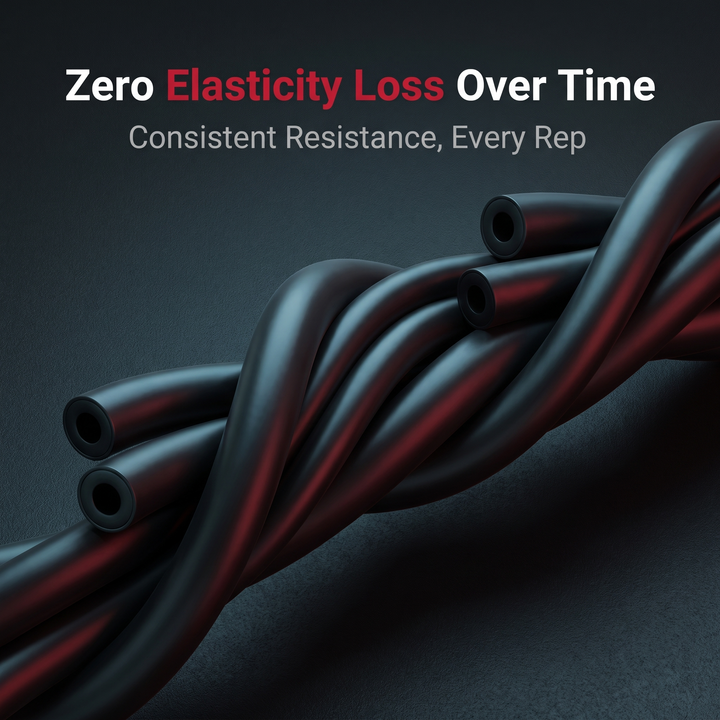 Adjustable Pedal Resistance Trainer Sit-Up Bar - Zero Elasticity Loss Over Time