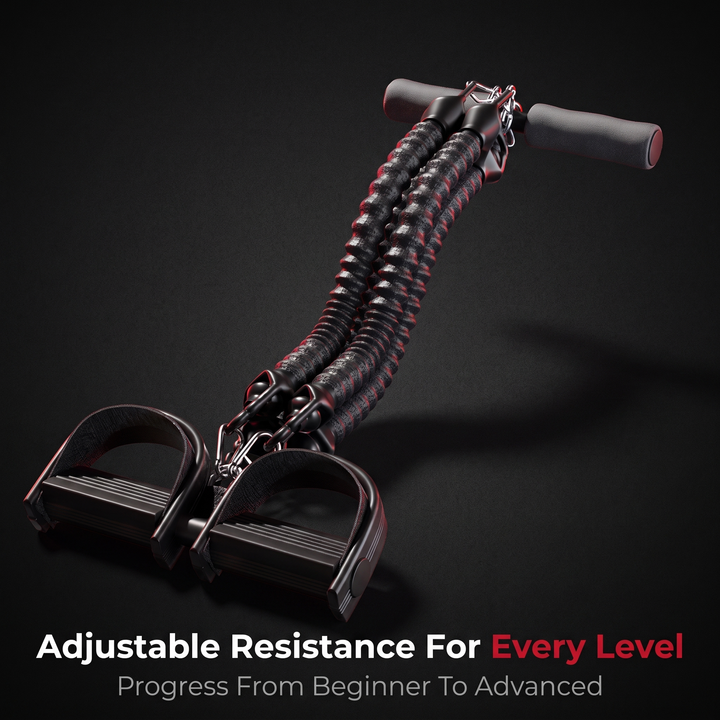 Adjustable Pedal Resistance Trainer Sit-Up Bar - Adjustable Resistance For Every Level