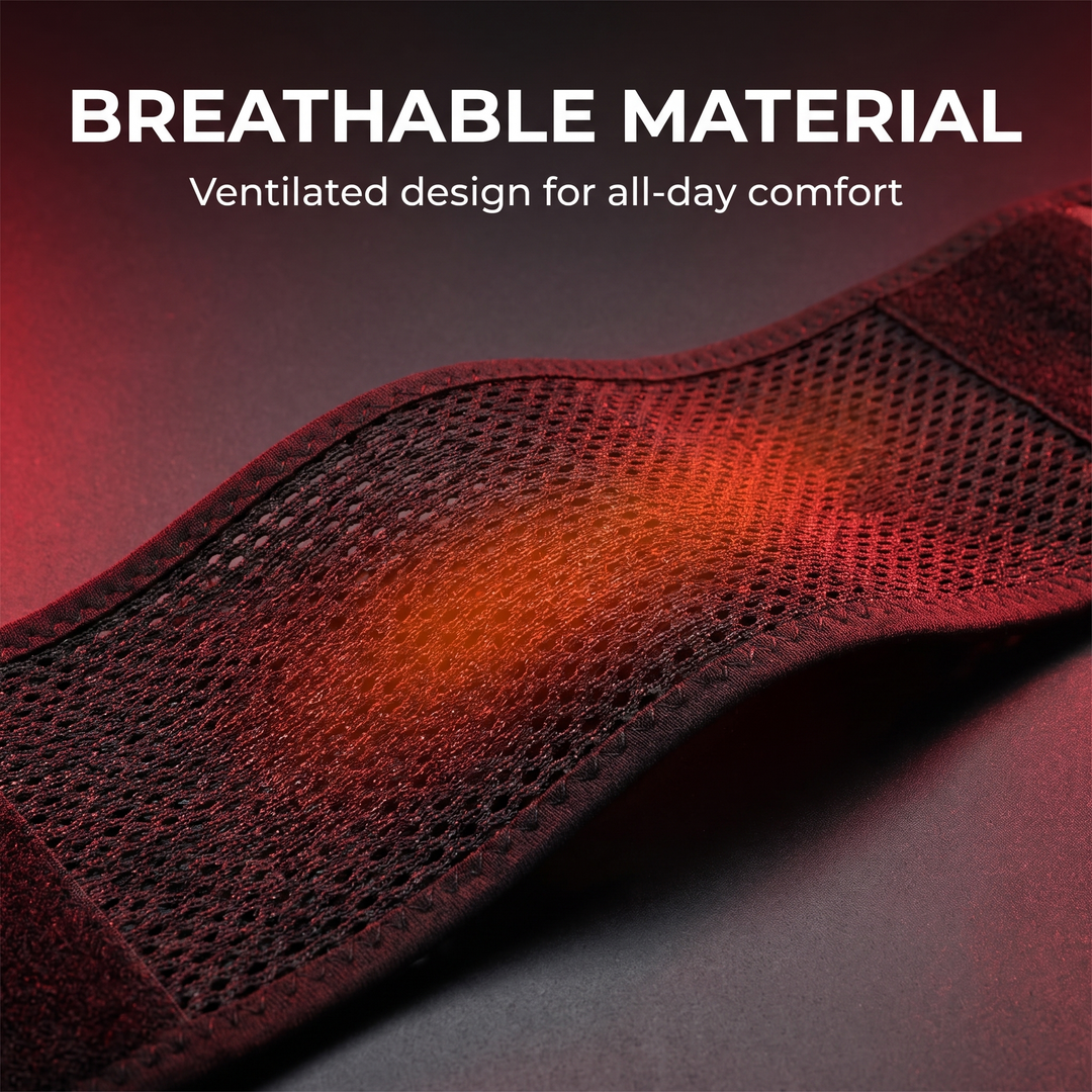 Breathable ventilated material for all-day comfort