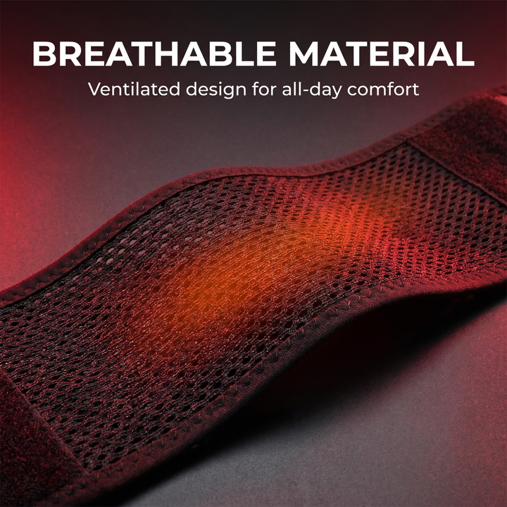Breathable ventilated material for all-day comfort