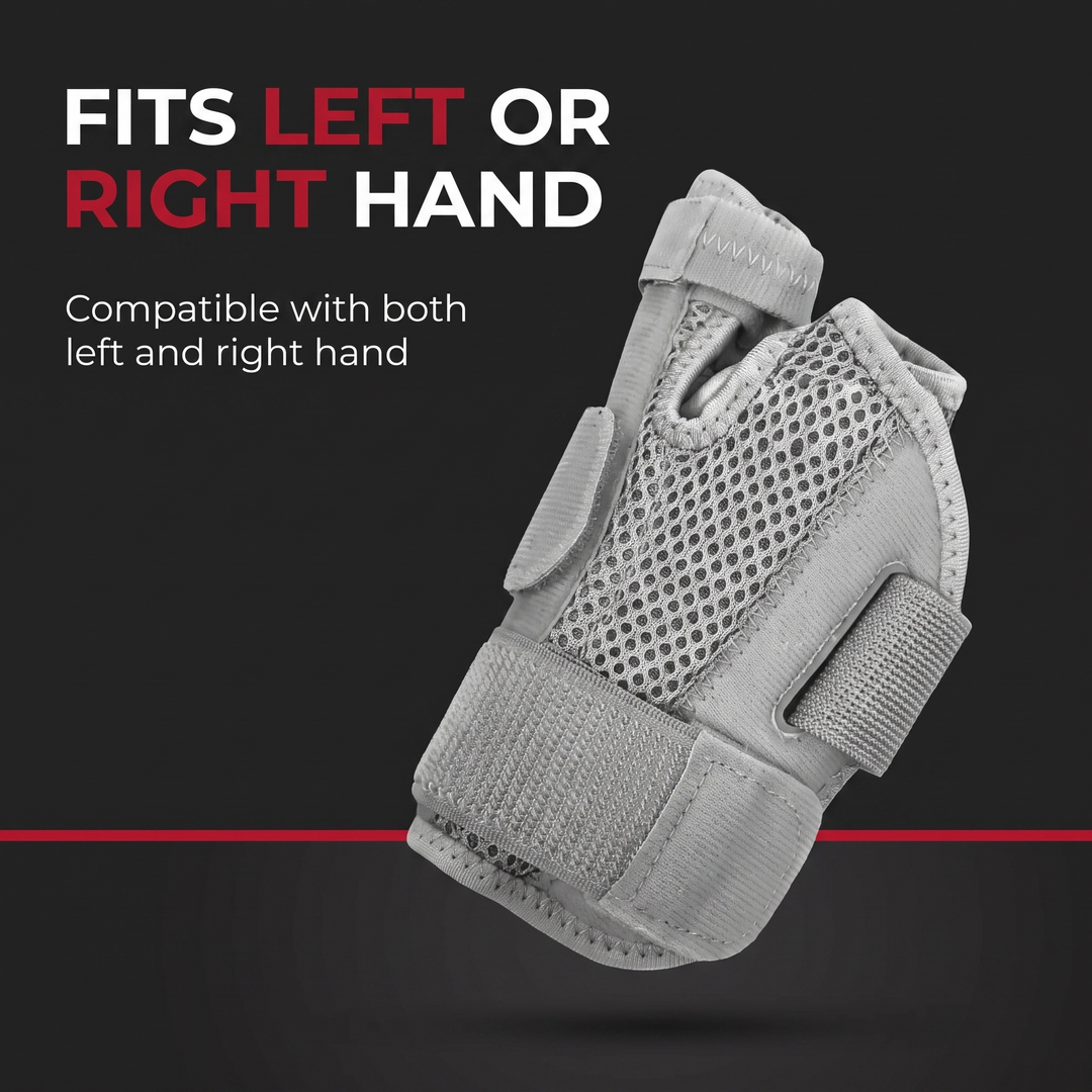 Adjustable Thumb Wrist Brace Splint Support Stabiliser Breathable Left Right Hand Physiotherapy Recovery Injury Strap Home Rehab