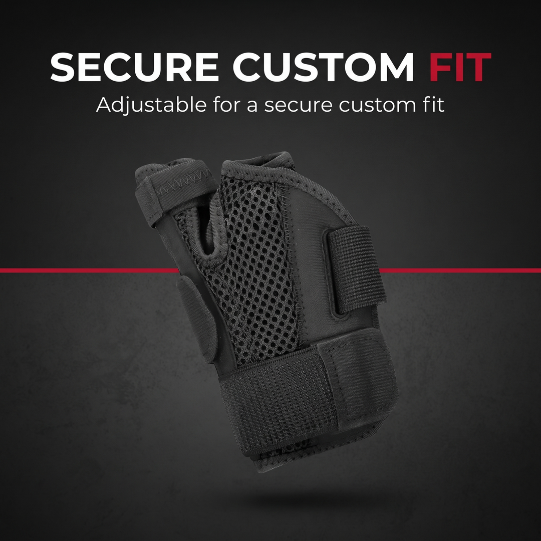 Adjustable Thumb Wrist Brace Splint Support Stabiliser Breathable Left Right Hand Physiotherapy Recovery Injury Strap Home Rehab