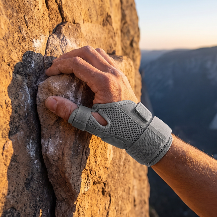 Adjustable Thumb Wrist Brace Splint Support Stabiliser Breathable Left Right Hand Physiotherapy Recovery Injury Strap Home Rehab