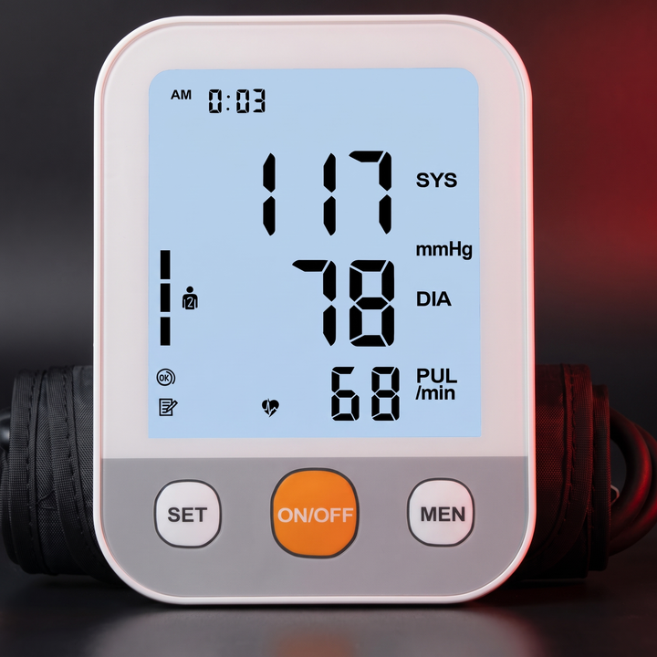 Professional Blood Pressure Monitor Kit - Automatic Blood Pressure Monitor Unit with Arm Cuff