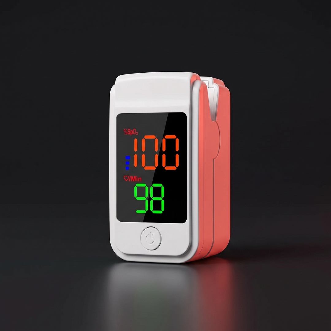 Professional Blood Pressure Monitor Kit - Finger Pulse Oximeter Unit
