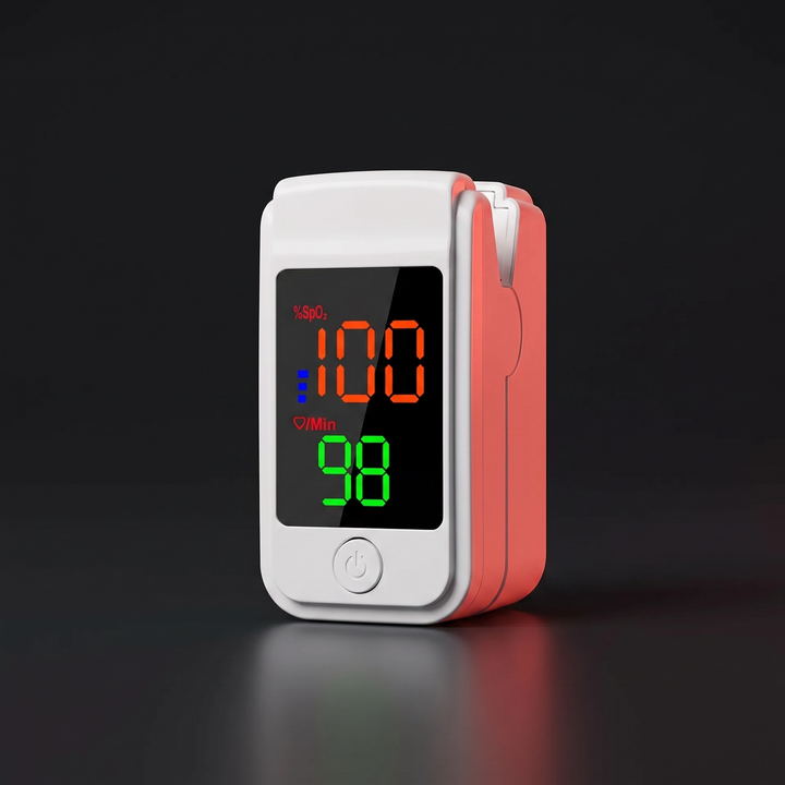 Professional Blood Pressure Monitor Kit - Finger Pulse Oximeter Unit