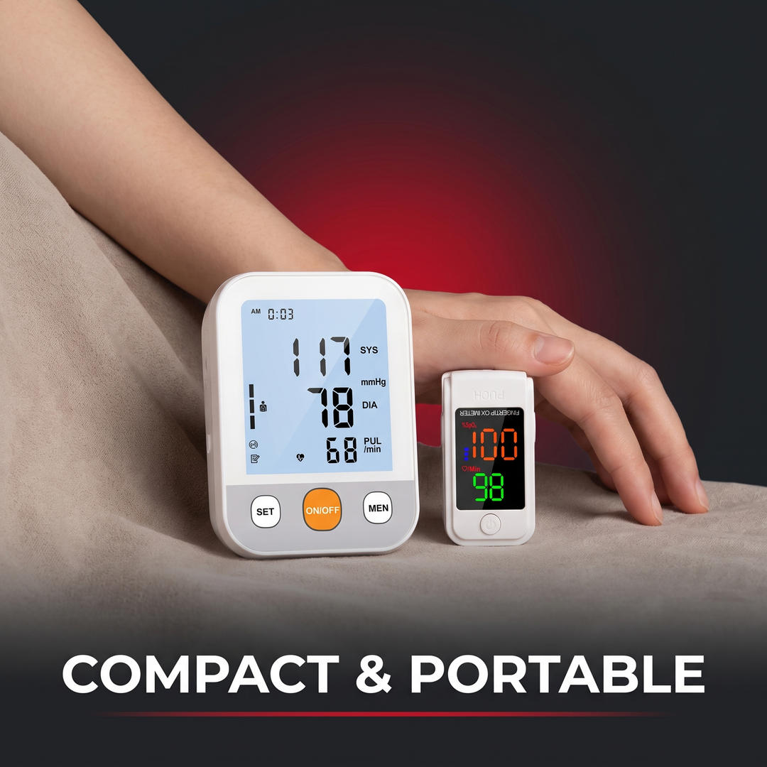 Blood Pressure Monitor Kit - Compact Portable Design