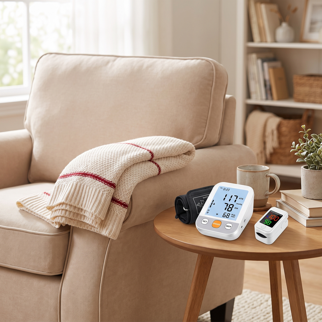Blood Pressure Monitor Kit - Living Room Home Wellness Use