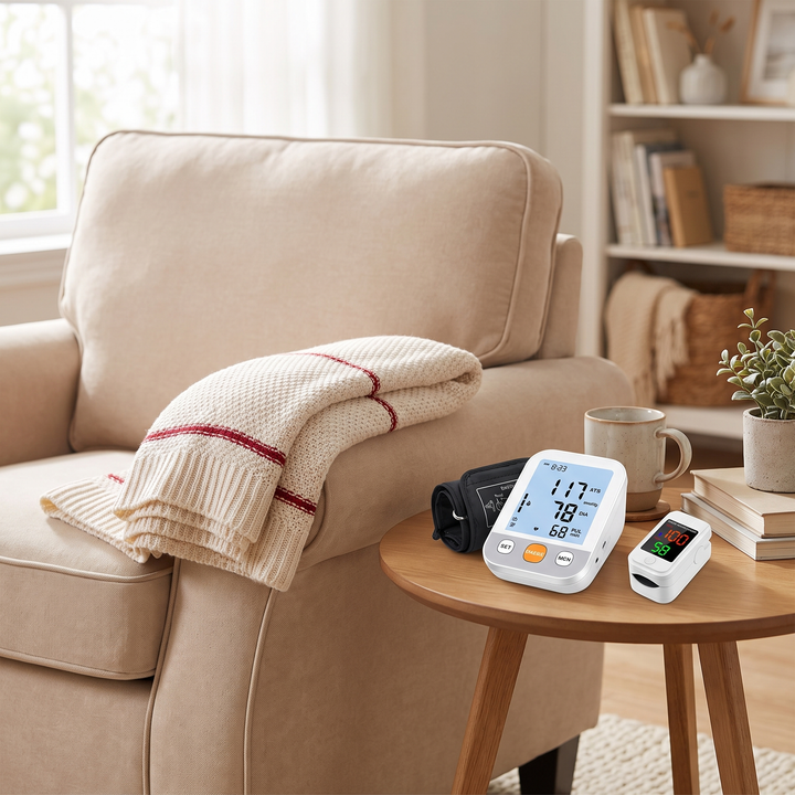 Blood Pressure Monitor Kit - Living Room Home Wellness Use