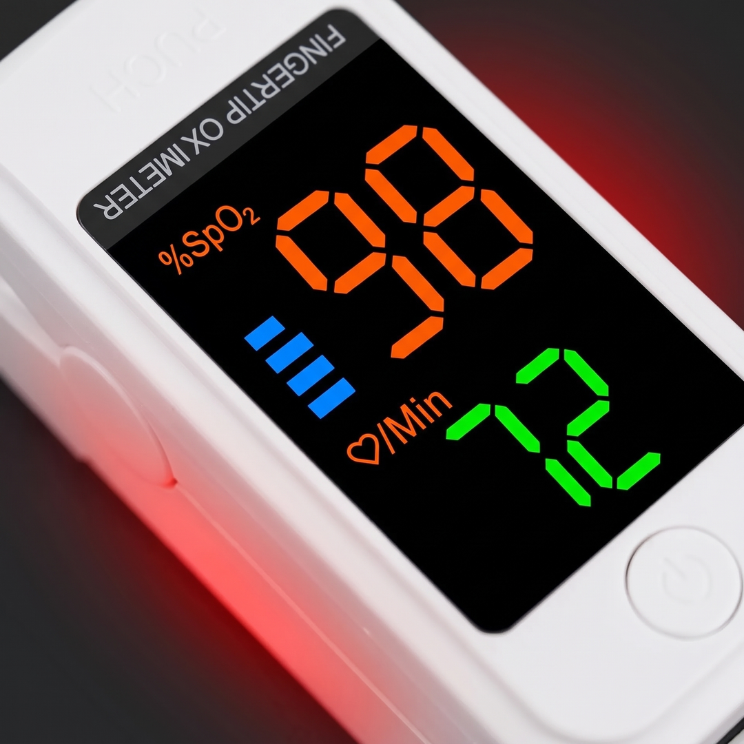 Pulse Oximeter - Display Close-Up