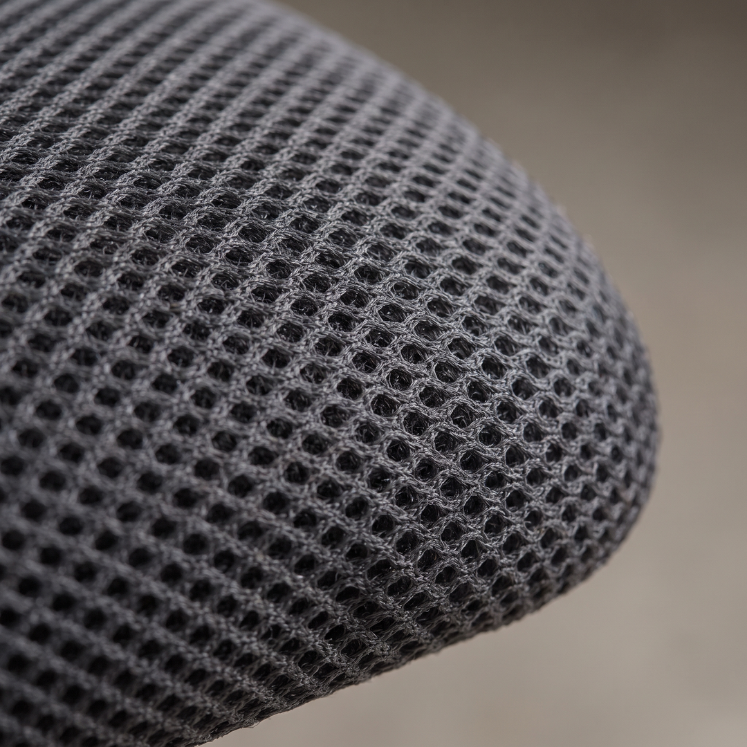 Close-up of breathable mesh cover fabric texture