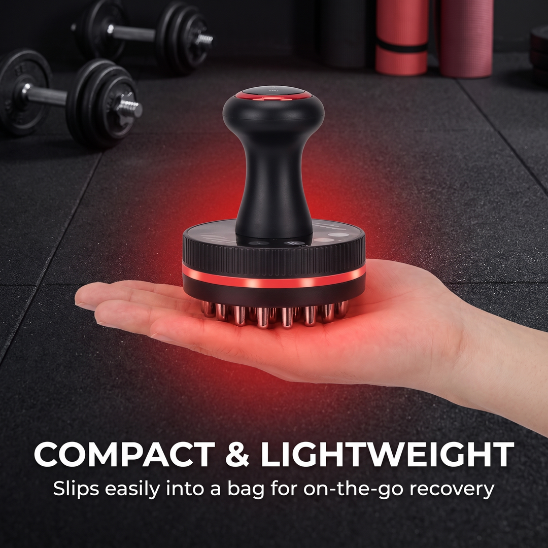 Electric Gua Sha Massager Heated Body Massage Brush for Neck Shoulder Back Legs Abdomen Portable Warm Massage Device Home Use Recovery