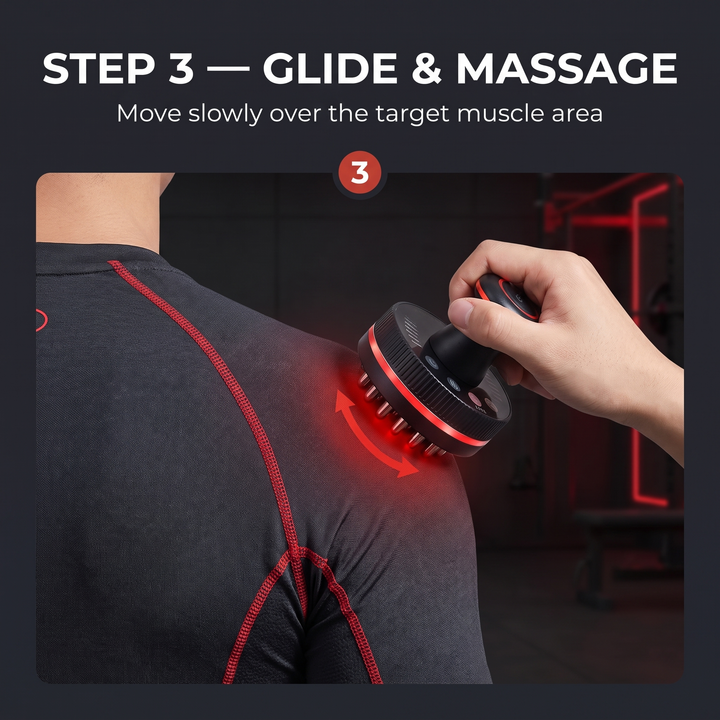 Electric Gua Sha Massager Heated Body Massage Brush for Neck Shoulder Back Legs Abdomen Portable Warm Massage Device Home Use Recovery