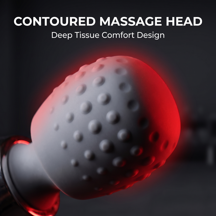Professional Electric Wand Massager Handheld High Frequency Vibration Deep Tissue Massage Device for Neck Back Muscle Recovery Body Relaxation Home Use