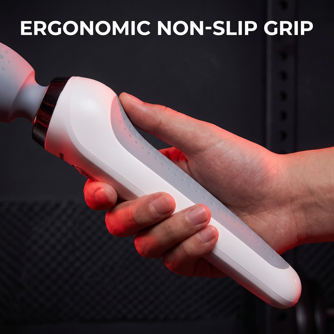 Professional Electric Wand Massager Handheld High Frequency Vibration Deep Tissue Massage Device for Neck Back Muscle Recovery Body Relaxation Home Use