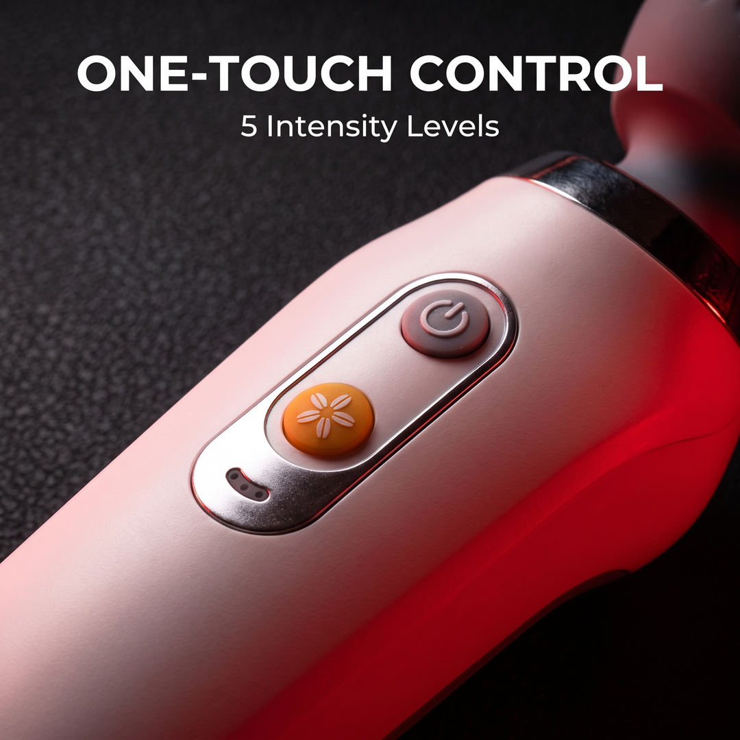 Professional Electric Wand Massager Handheld High Frequency Vibration Deep Tissue Massage Device for Neck Back Muscle Recovery Body Relaxation Home Use