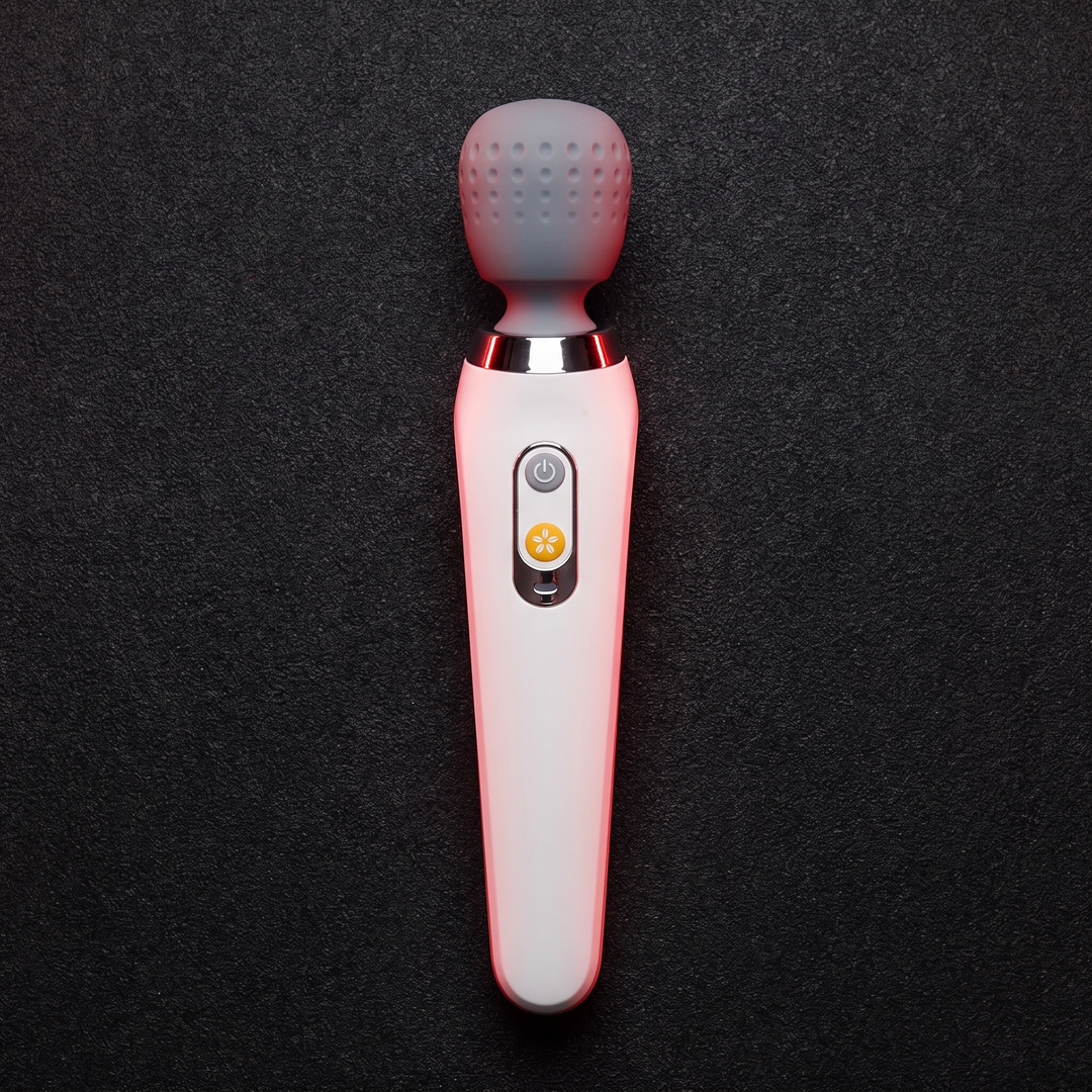 Professional Electric Wand Massager Handheld High Frequency Vibration Deep Tissue Massage Device for Neck Back Muscle Recovery Body Relaxation Home Use