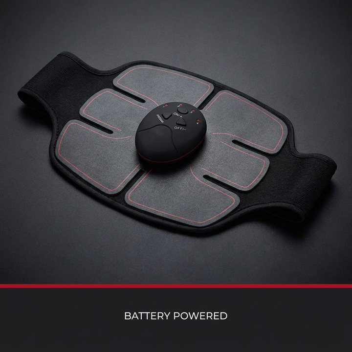 Professional EMS Abs Trainer Abdominal Muscle Stimulator Toning Belt - Battery Hip Trainer Version