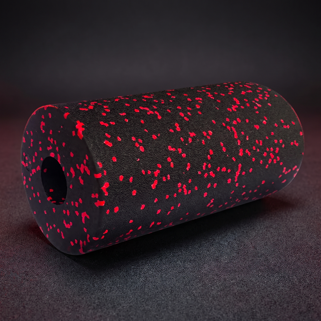 PHYSIOATHLETX EPP Foam Roller - Red Speckle, Deep Tissue Muscle Recovery