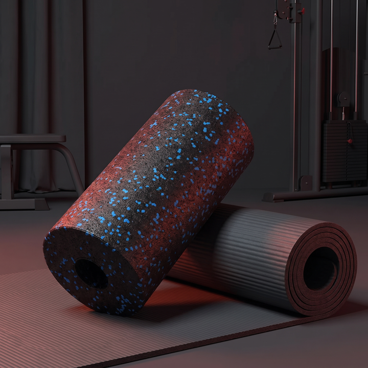 EPP Foam Roller - Styled with Yoga Mat in Home Gym Studio