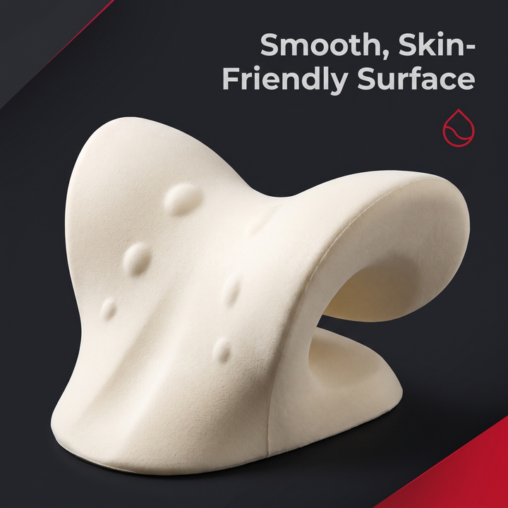 Ergonomic Cervical Neck Stretcher Pillow smooth skin-friendly surface texture