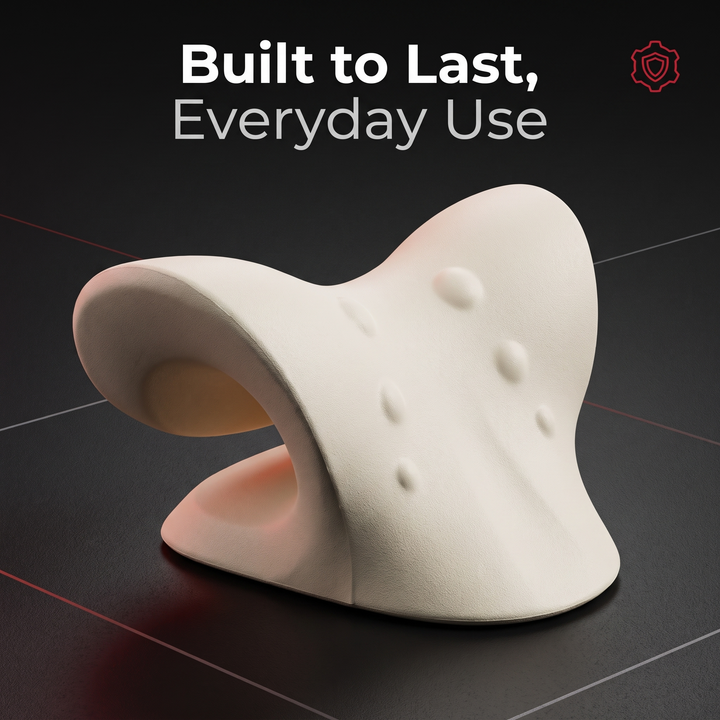 Ergonomic Cervical Neck Stretcher Pillow built to last for everyday use