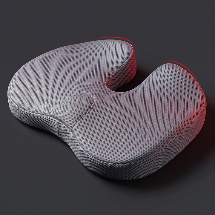 Ergonomic Memory Foam Seat Cushion - Grey variant