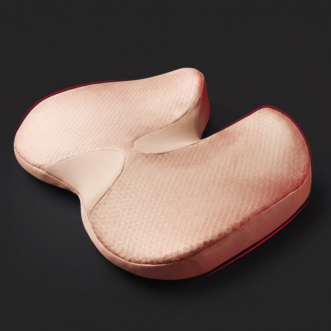 Ergonomic Memory Foam Seat Cushion - Beige variant