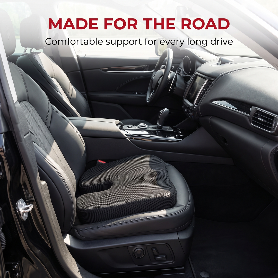 Ergonomic U-Shape Memory Foam Seat Cushion - Car Seat Lifestyle