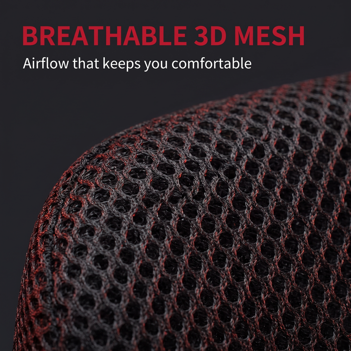 Ergonomic U-Shape Memory Foam Seat Cushion - Breathable 3D Mesh Fabric Detail