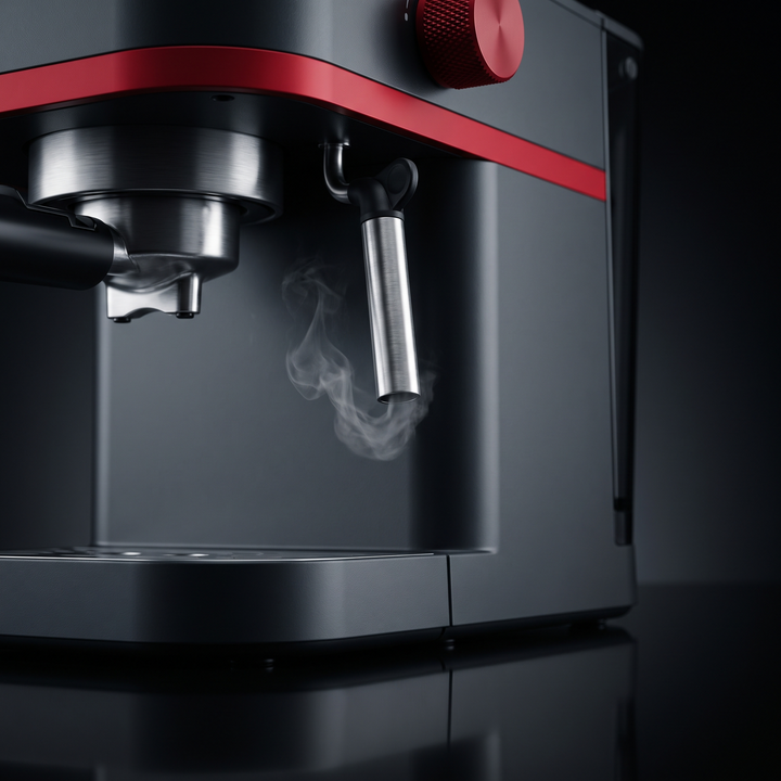 Portable Electric Espresso Coffee Maker - steam wand detail