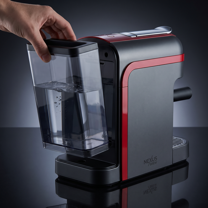 Portable Electric Espresso Coffee Maker - water tank reservoir detail