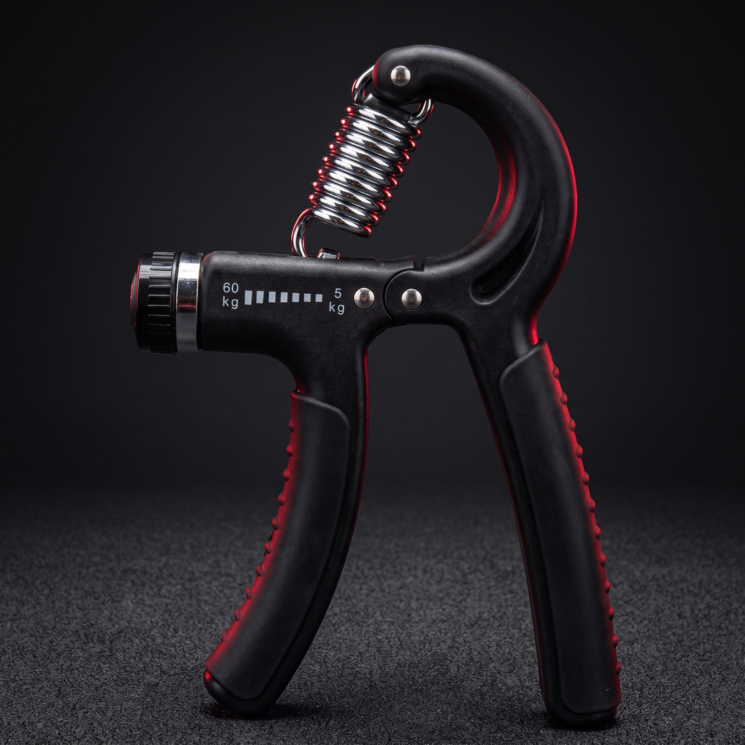 Adjustable Hand Grip Strengthener Forearm Finger Trainer Resistance Exercise Tool Rehabilitation Strength Home Gym Workout - Black 2 variant