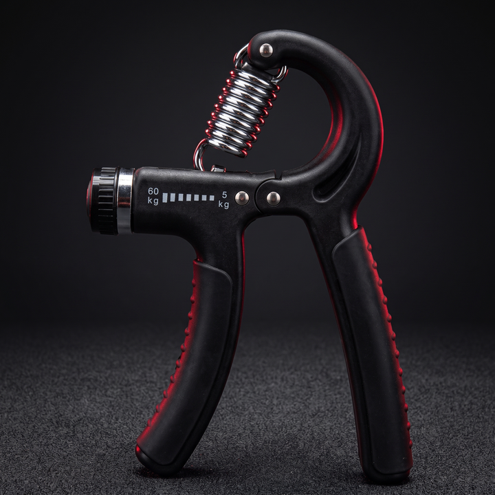 Adjustable Hand Grip Strengthener Forearm Finger Trainer Resistance Exercise Tool Rehabilitation Strength Home Gym Workout - Black 2 variant
