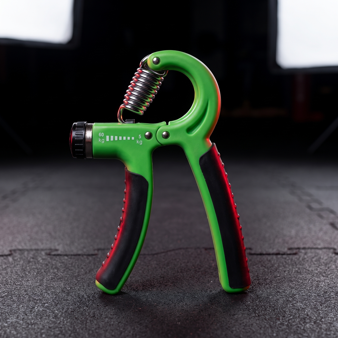 Adjustable Hand Grip Strengthener Forearm Finger Trainer Resistance Exercise Tool Rehabilitation Strength Home Gym Workout - Green 2 variant