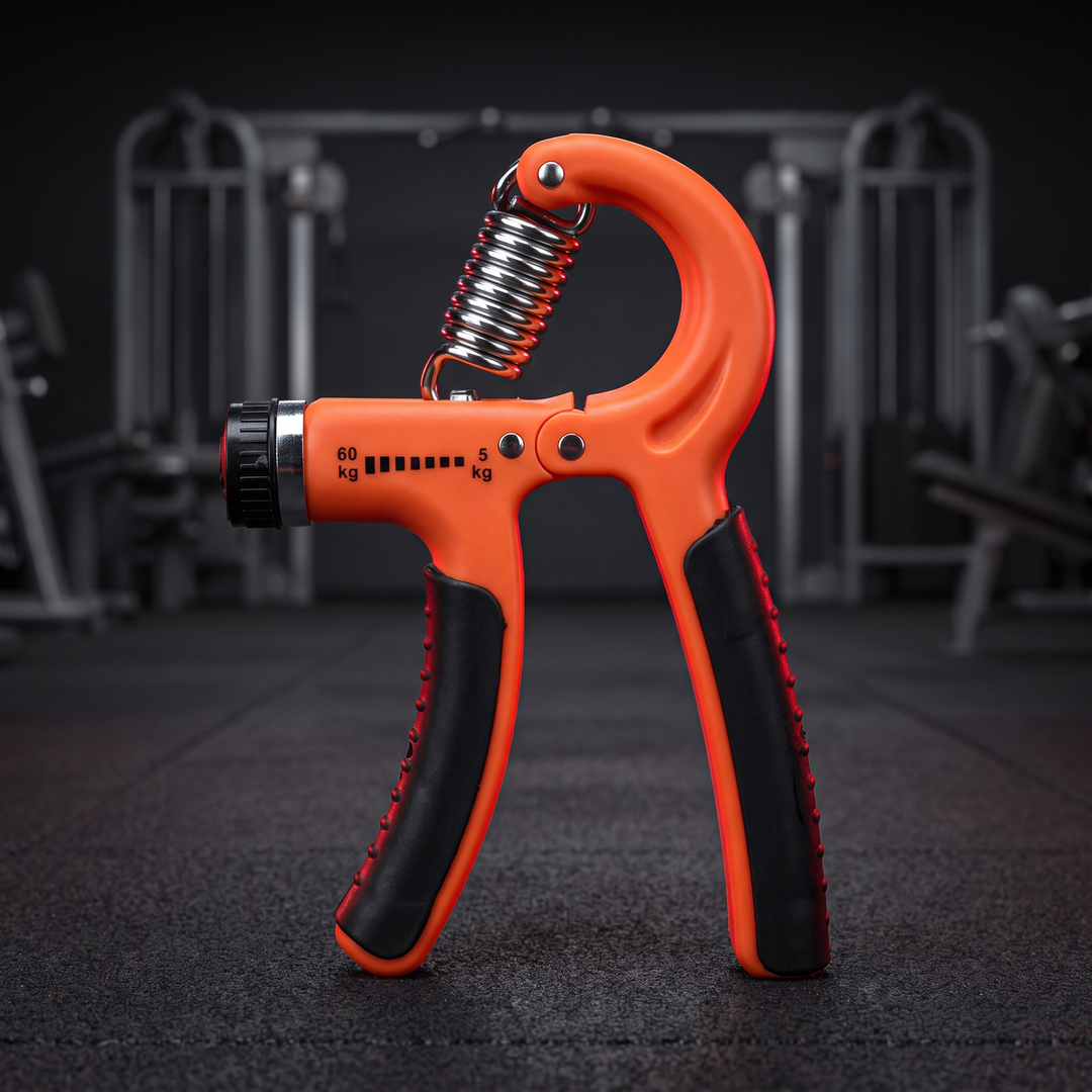 Adjustable Hand Grip Strengthener Forearm Finger Trainer Resistance Exercise Tool Rehabilitation Strength Home Gym Workout - Orange 2 variant