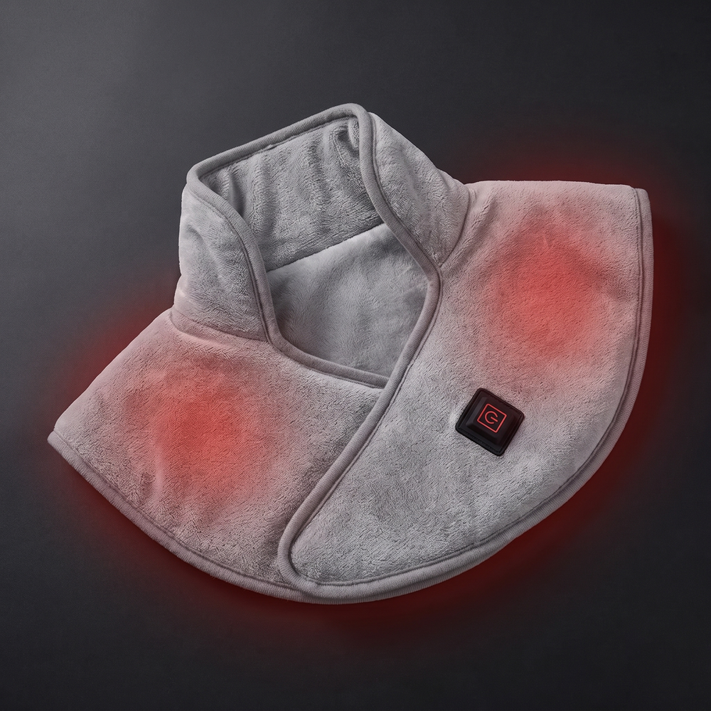 Heated Shoulder Neck Wrap - Gray Classic heat-only variant, product view